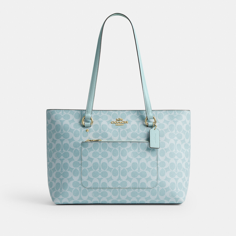Coach Outlet Station Tote Bag In Signature Canvas